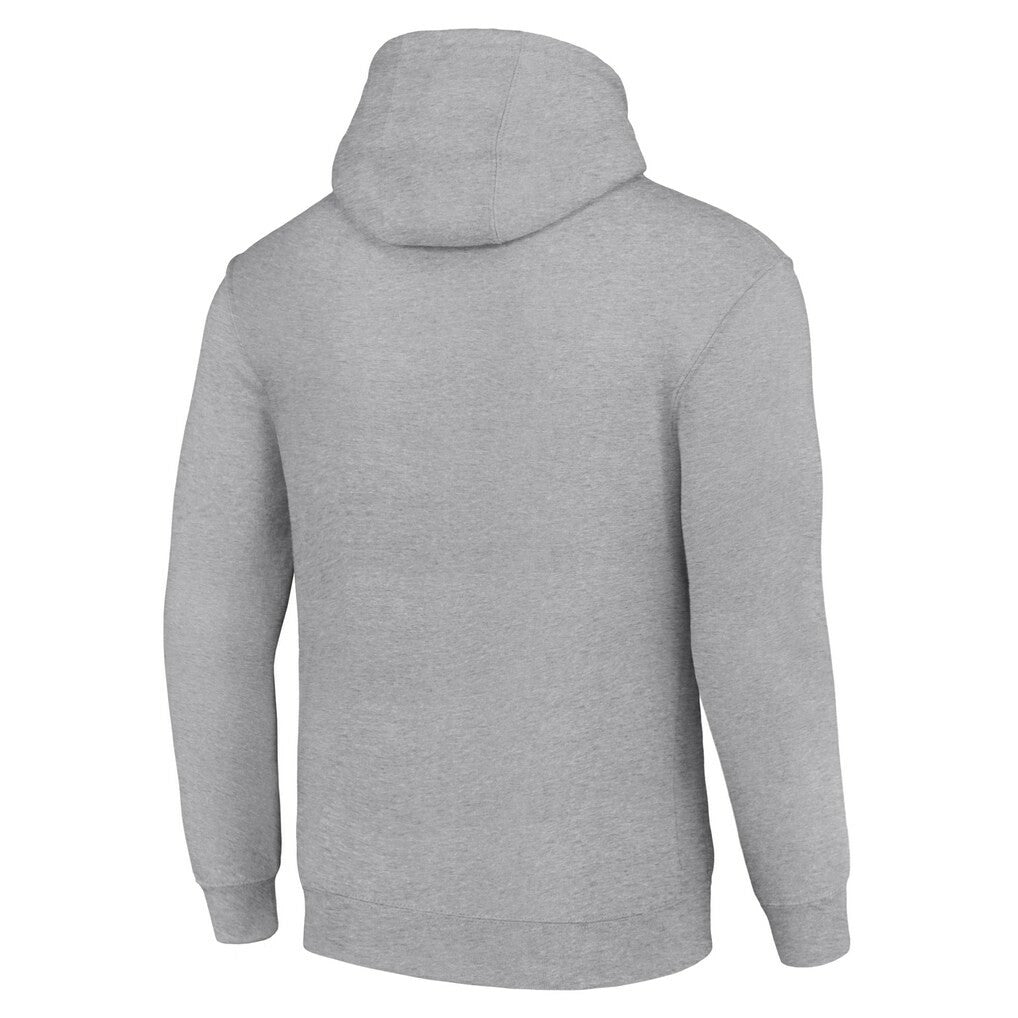Minnesota Vikings Starter Shield Logo Pullover Hoodie - Heather Gray cheap