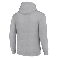 Minnesota Vikings Starter Shield Logo Pullover Hoodie - Heather Gray cheap