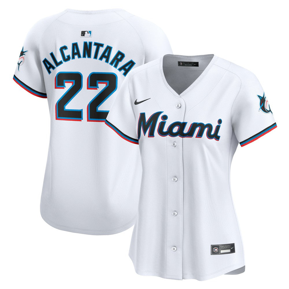 Sandy Alcantara Miami Marlins Women's Home Limited Player Jersey - White | Nike
