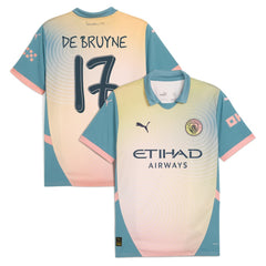 Kevin De Bruyne Manchester City 2024/25 Fourth Replica Player Jersey - Blue | Puma for sale