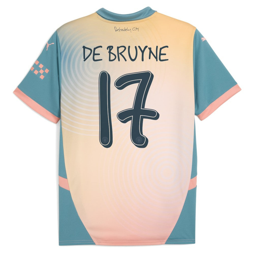 Kevin De Bruyne Manchester City 2024/25 Fourth Replica Player Jersey - Blue | Puma for sale