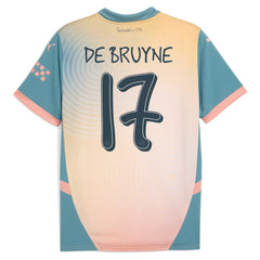 Kevin De Bruyne Manchester City 2024/25 Fourth Replica Player Jersey - Blue | Puma for sale