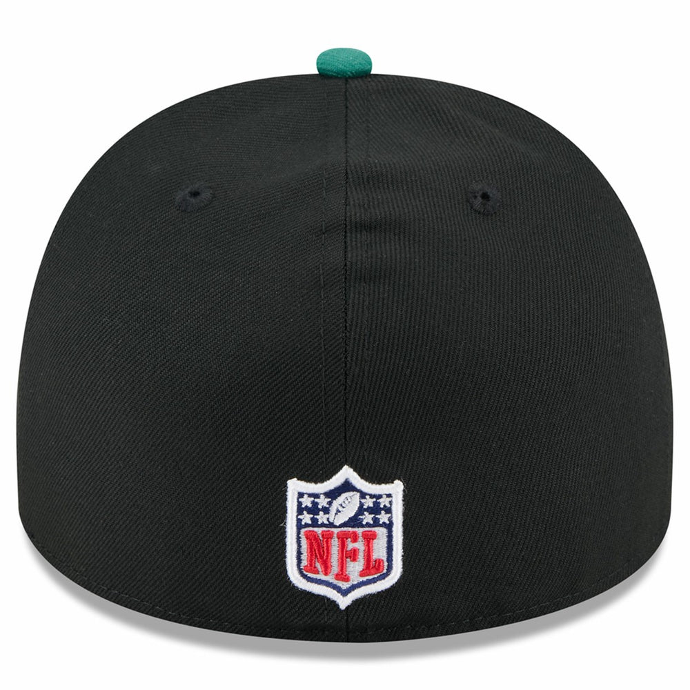 New York Jets New Era 2025 NFL Draft On Stage A-Frame 59FIFTY Fitted Hat - Black/Green for sale