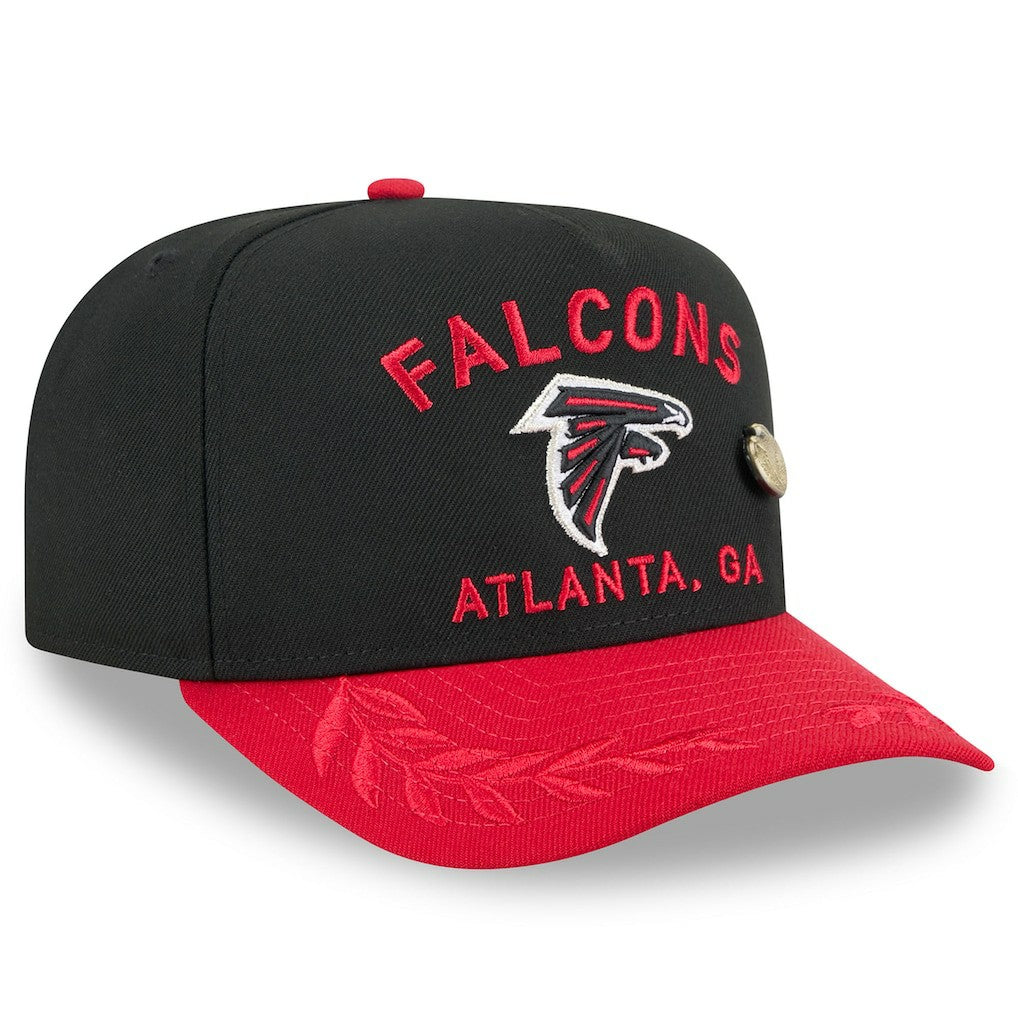 Atlanta Falcons New Era 2025 NFL Draft On Stage A-Frame 59FIFTY Fitted Hat - Black/Red online