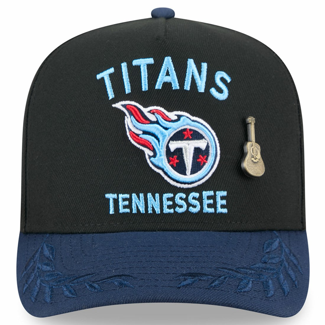 Tennessee Titans New Era 2025 NFL Draft On Stage A-Frame 59FIFTY Fitted Hat - Black/Navy outlet