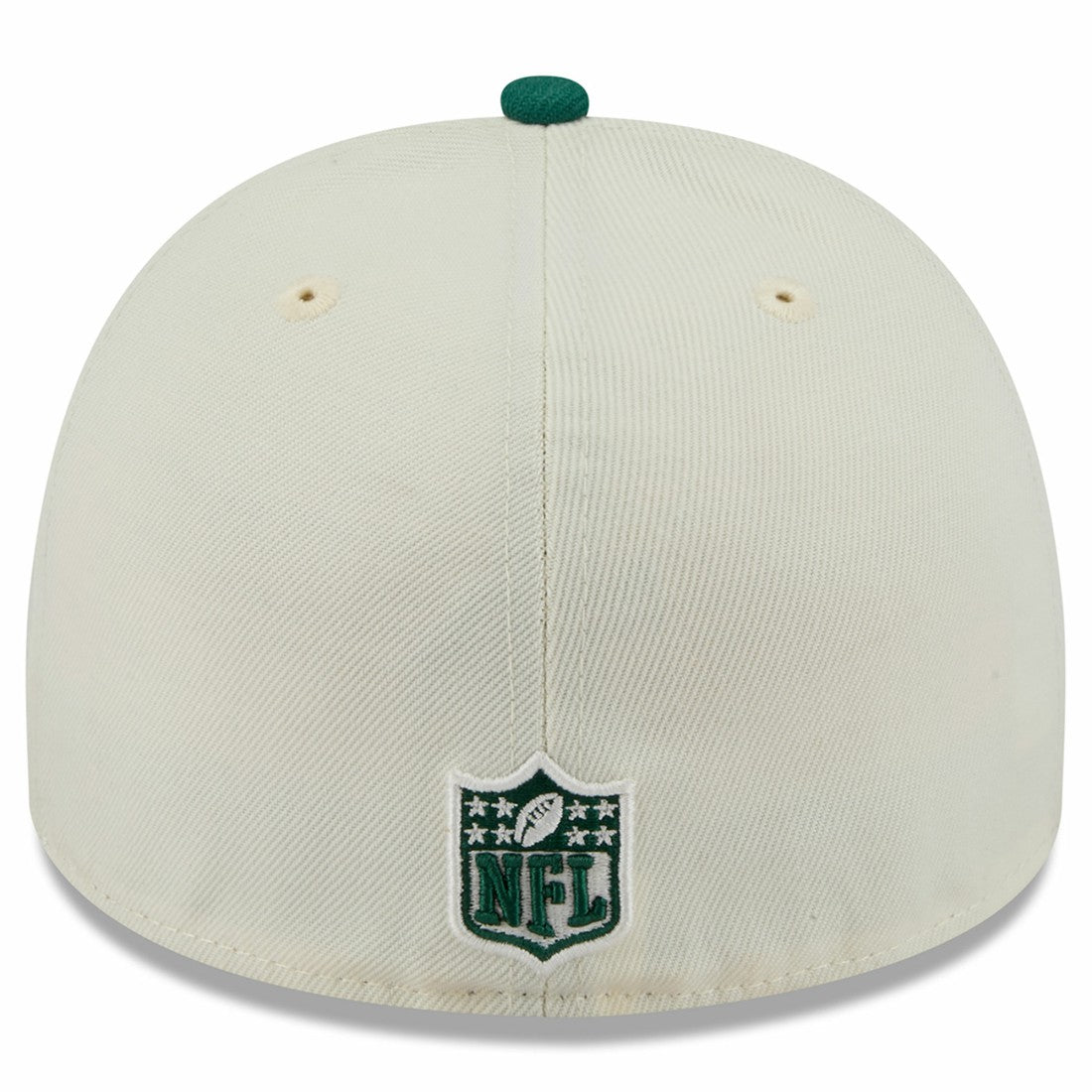 New York Jets New Era 2025 NFL Draft A-Frame 59FIFTY Fitted Hat - Cream/Green on sale