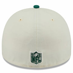 New York Jets New Era 2025 NFL Draft A-Frame 59FIFTY Fitted Hat - Cream/Green on sale