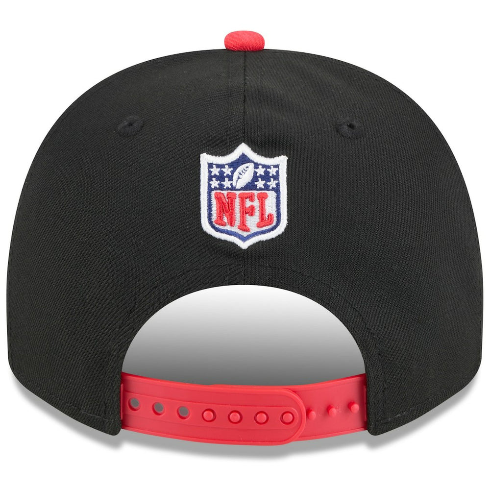Kansas City Chiefs New Era 2025 NFL Draft A-Frame 9FIFTY Snapback Hat - Black/Red on sale