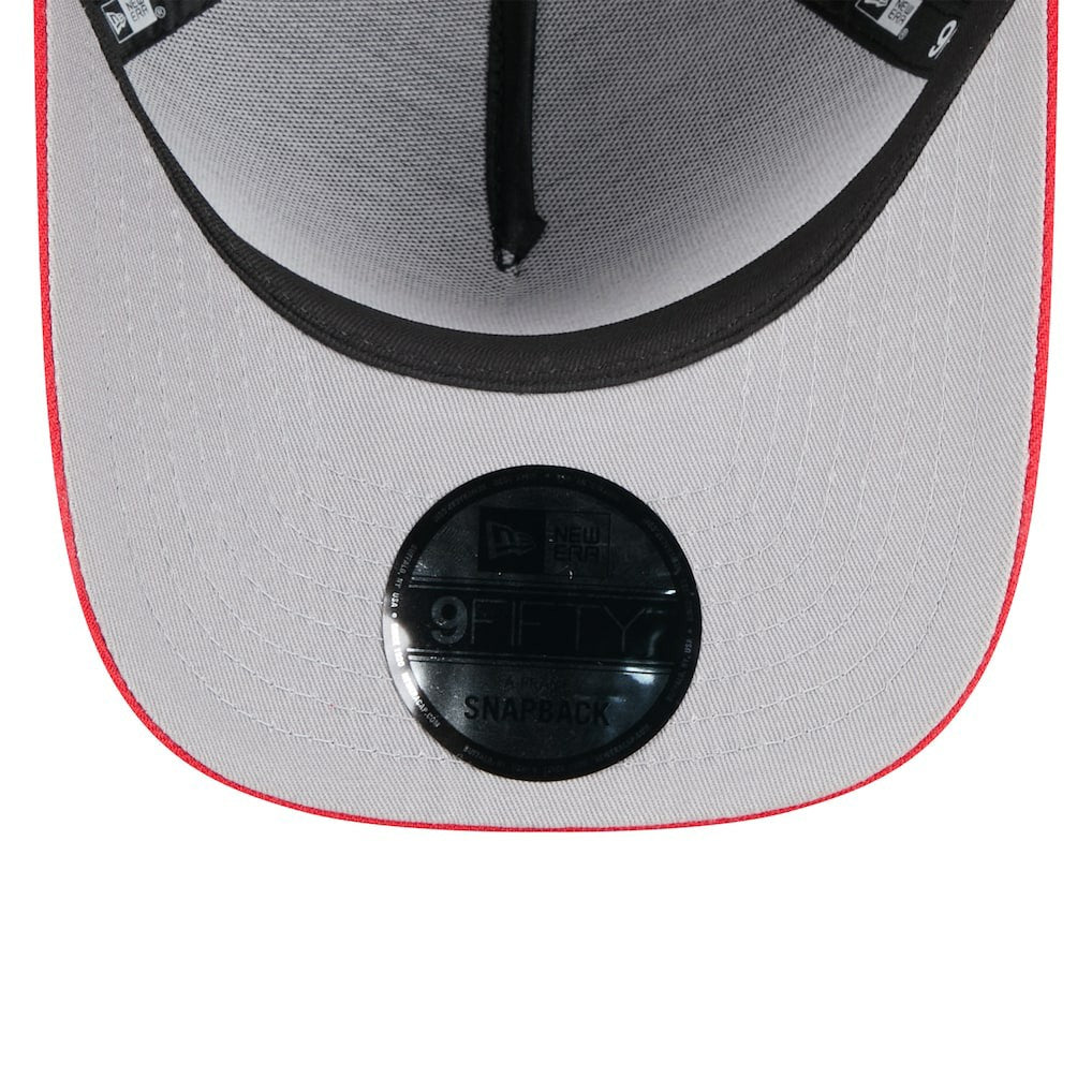 Kansas City Chiefs New Era 2025 NFL Draft A-Frame 9FIFTY Snapback Hat - Black/Red on sale