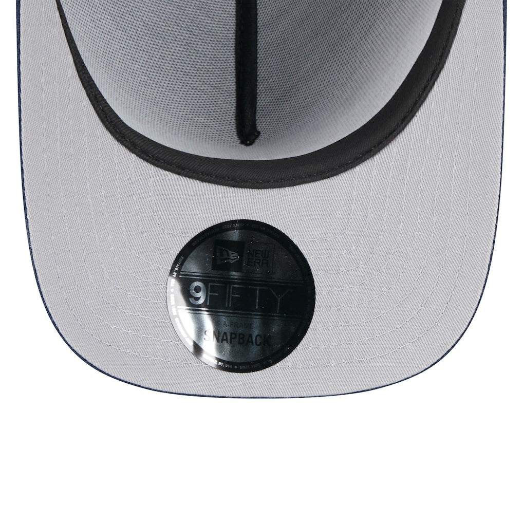 Seattle Seahawks New Era 2025 NFL Draft A-Frame 9FIFTY Snapback Hat - Black/College Navy discount
