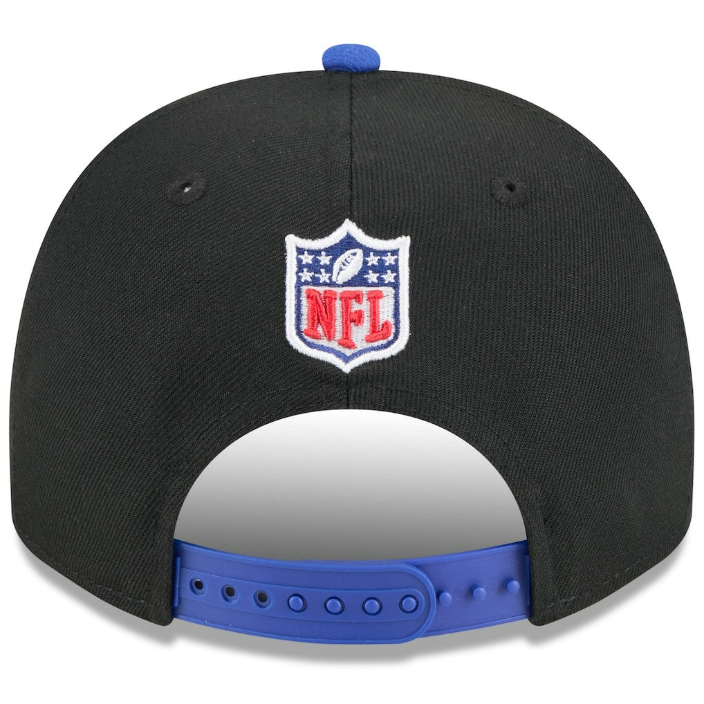 Buffalo Bills New Era 2025 NFL Draft A-Frame 9FIFTY Snapback Hat - Black/Royal online