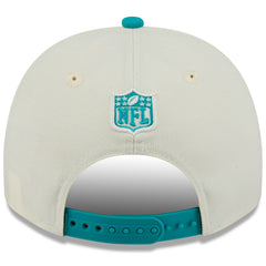 Miami Dolphins New Era 2025 NFL Draft A-Frame 9FIFTY Snapback Hat - Cream/Aqua for sale
