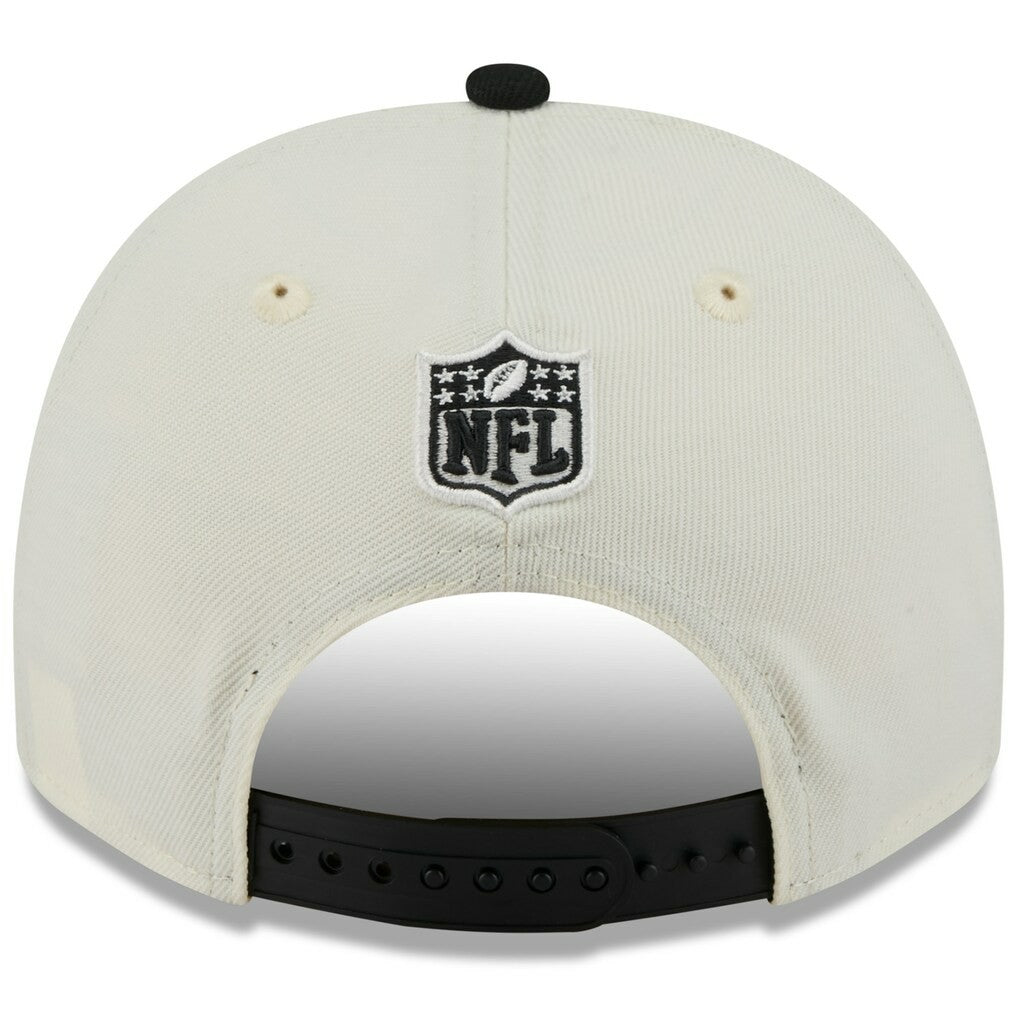 New Orleans Saints New Era 2025 NFL Draft A-Frame 9FIFTY Snapback Hat - Cream/Black sale