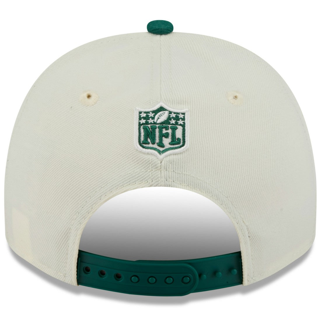 New York Jets New Era 2025 NFL Draft A-Frame 9FIFTY Snapback Hat - Cream/Green cheap