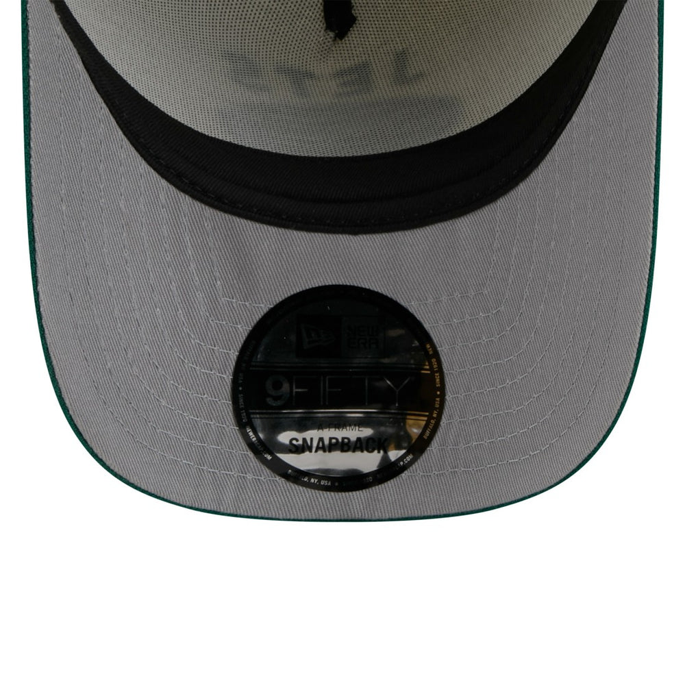 New York Jets New Era 2025 NFL Draft A-Frame 9FIFTY Snapback Hat - Cream/Green cheap