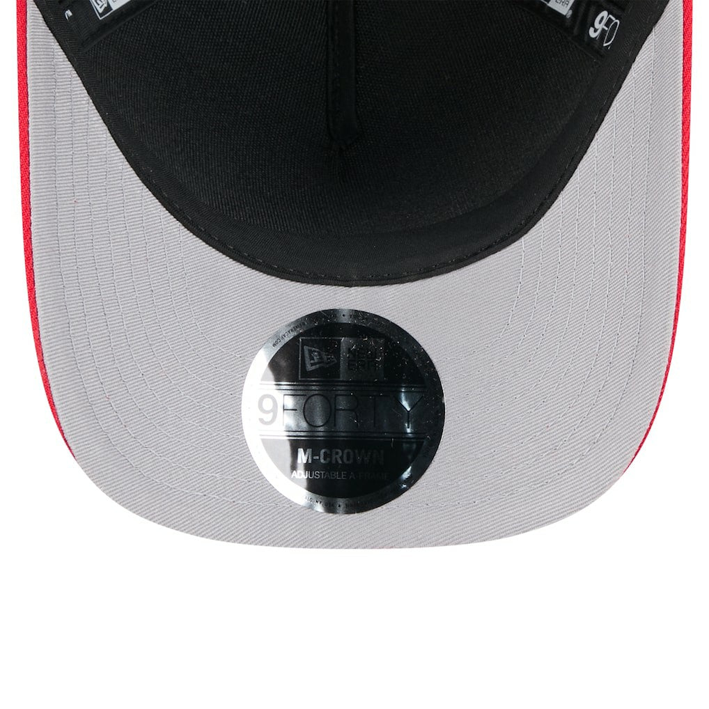 Kansas City Chiefs New Era 2025 NFL Draft 9FORTY A-Frame M-Crown Adjustable Hat - Black/Red cheap