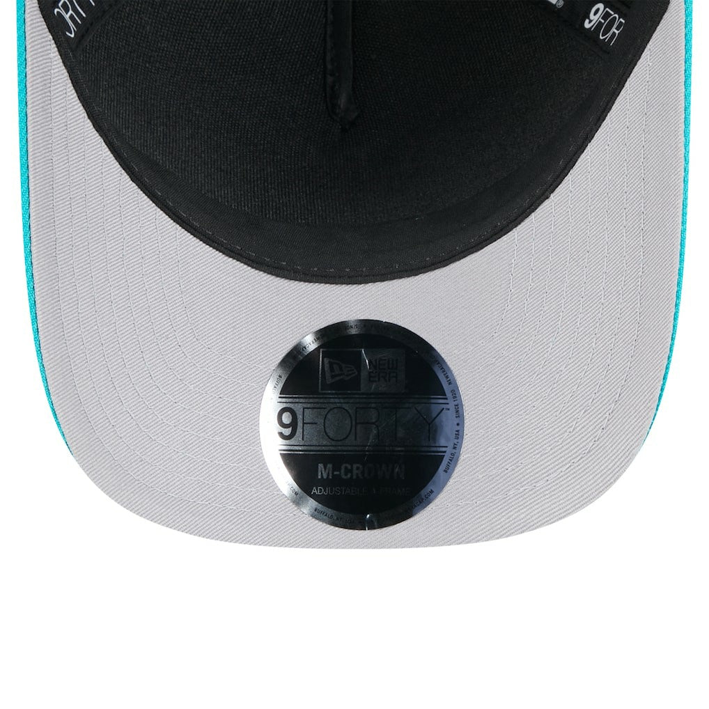 Miami Dolphins New Era 2025 NFL Draft 9FORTY A-Frame M-Crown Adjustable Hat - Black/Aqua online
