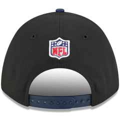 New England Patriots New Era 2025 NFL Draft 9FORTY A-Frame M-Crown Adjustable Hat - Black/Navy for sale
