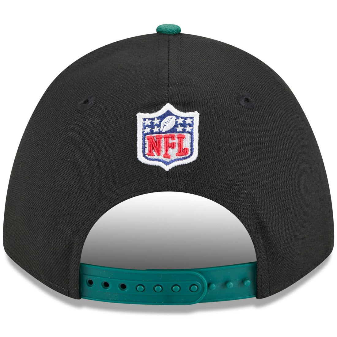 New York Jets New Era 2025 NFL Draft 9FORTY A-Frame M-Crown Adjustable Hat - Black/Green cheap