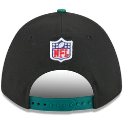 New York Jets New Era 2025 NFL Draft 9FORTY A-Frame M-Crown Adjustable Hat - Black/Green cheap
