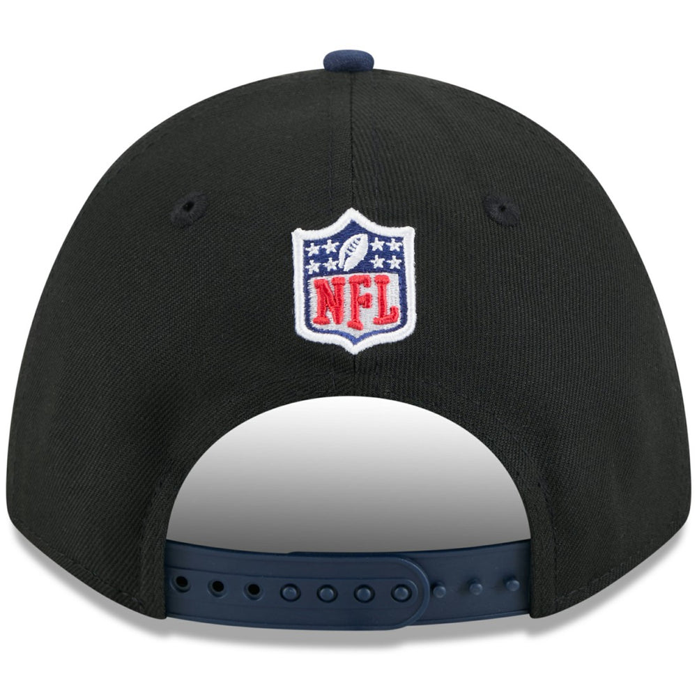 Tennessee Titans New Era 2025 NFL Draft 9FORTY A-Frame M-Crown Adjustable Hat - Black/Navy outlet