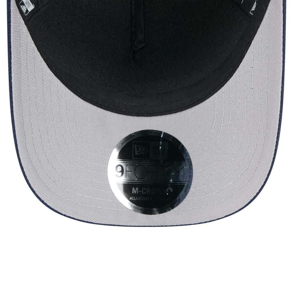 Tennessee Titans New Era 2025 NFL Draft 9FORTY A-Frame M-Crown Adjustable Hat - Black/Navy outlet