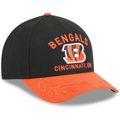 Cincinnati Bengals New Era 2025 NFL Draft 9FORTY A-Frame M-Crown Adjustable Hat - Black/Orange outlet