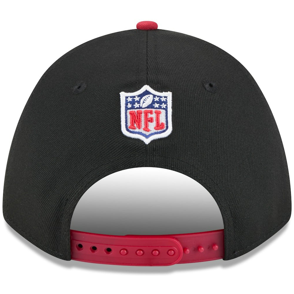 Arizona Cardinals New Era 2025 NFL Draft 9FORTY A-Frame M-Crown Adjustable Hat - Black/Cardinal discount
