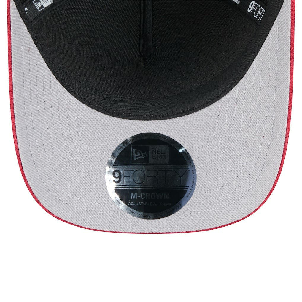 Arizona Cardinals New Era 2025 NFL Draft 9FORTY A-Frame M-Crown Adjustable Hat - Black/Cardinal discount