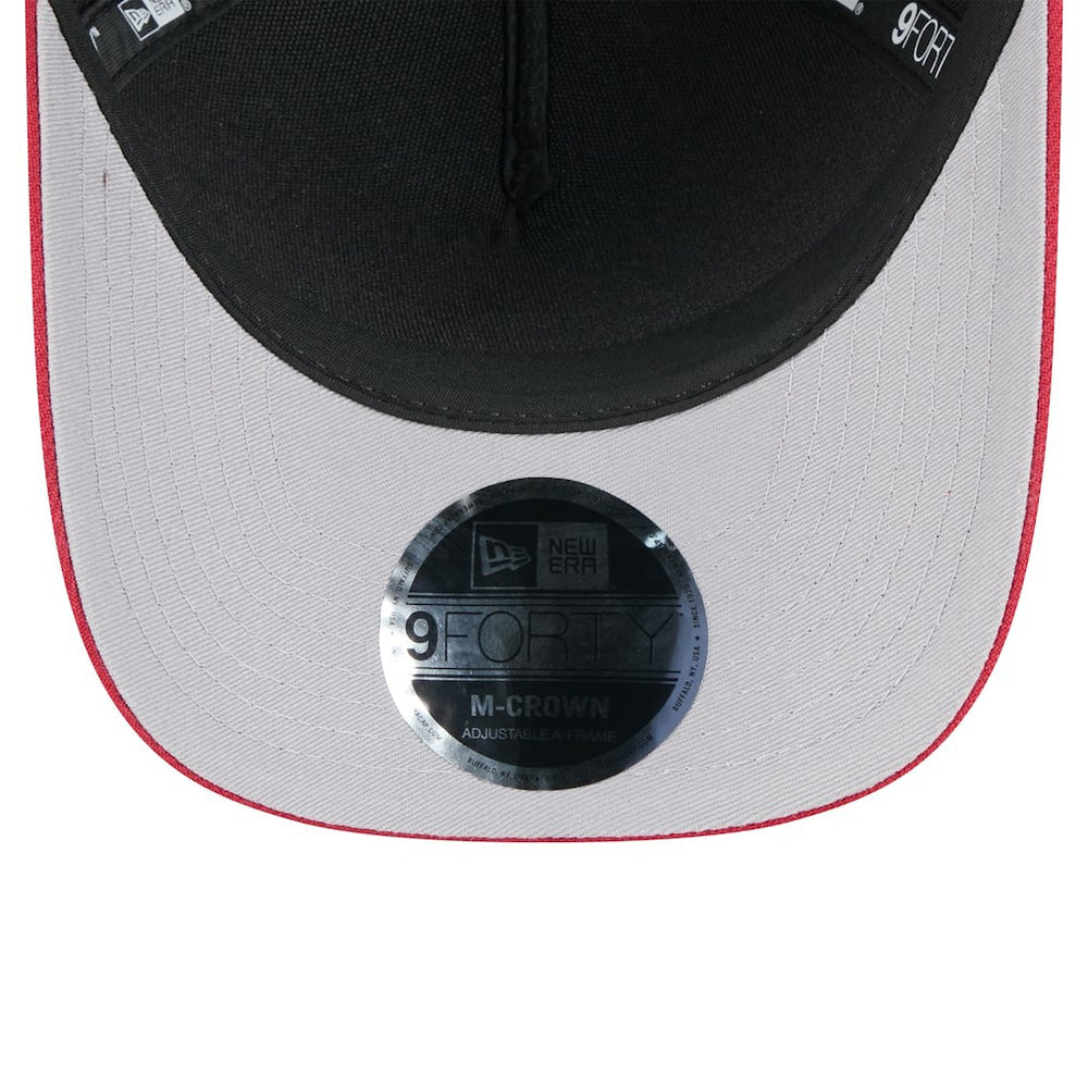 Arizona Cardinals New Era 2025 NFL Draft 9FORTY A-Frame M-Crown Adjustable Hat - Black/Cardinal discount
