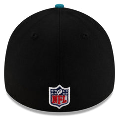 Jacksonville Jaguars New Era 2025 NFL Draft 39THIRTY Flex Hat - Black/Teal on sale