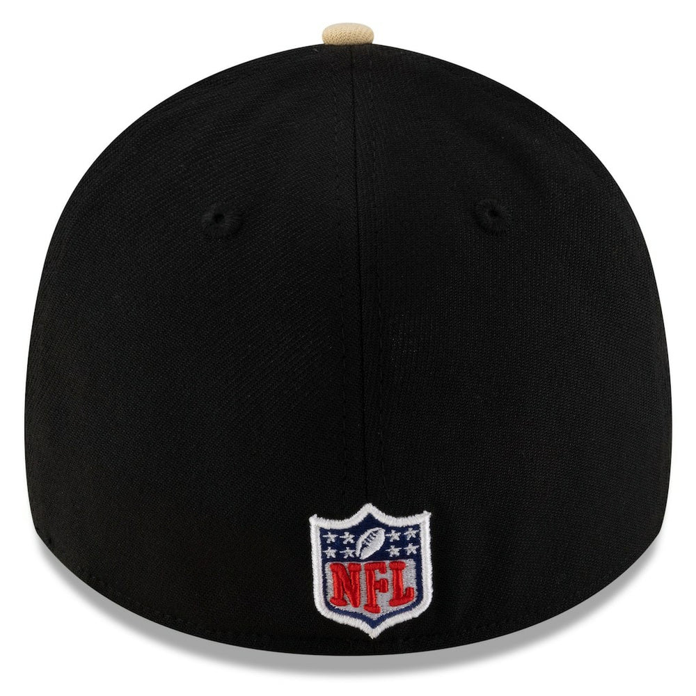 New Orleans Saints New Era 2025 NFL Draft 39THIRTY Flex Hat - Black/Gold on sale