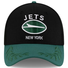 New York Jets New Era 2025 NFL Draft 39THIRTY Flex Hat - Black/Green outlet