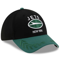 New York Jets New Era 2025 NFL Draft 39THIRTY Flex Hat - Black/Green outlet