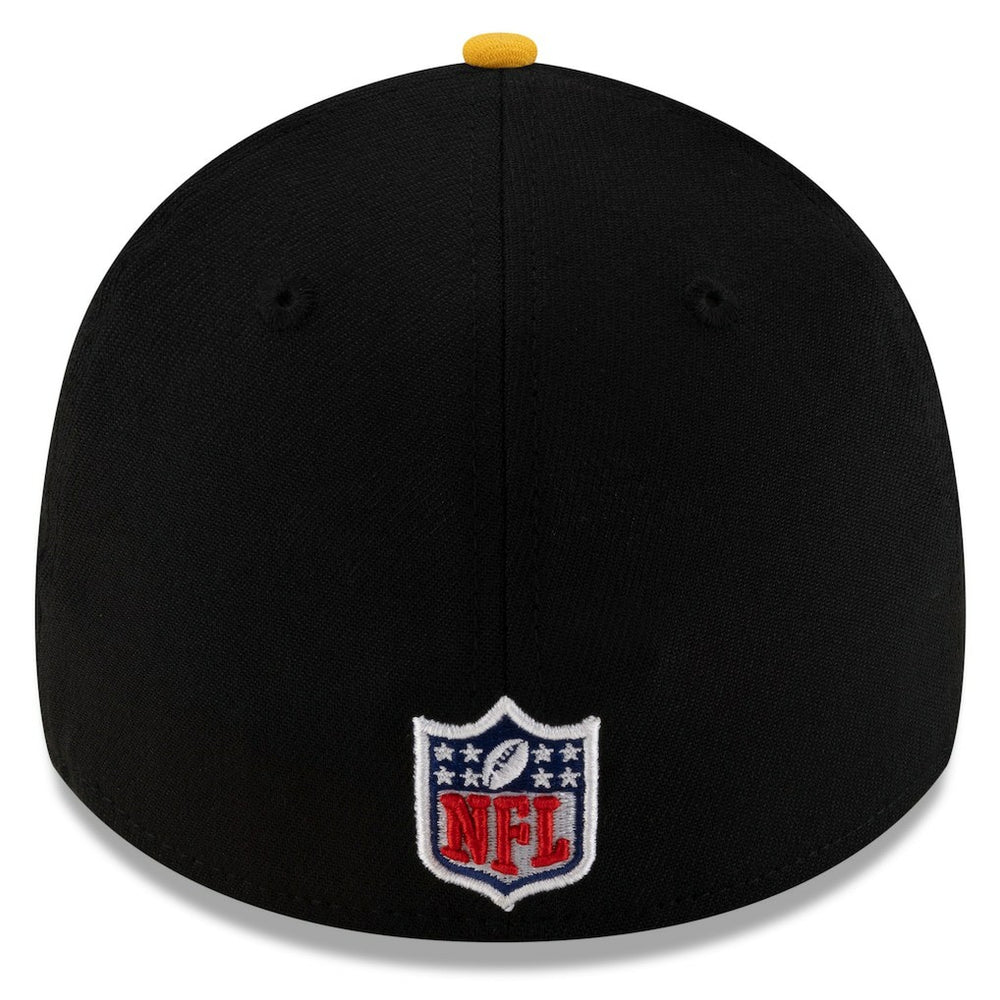 Pittsburgh Steelers New Era 2025 NFL Draft 39THIRTY Flex Hat - Black/Gold sale