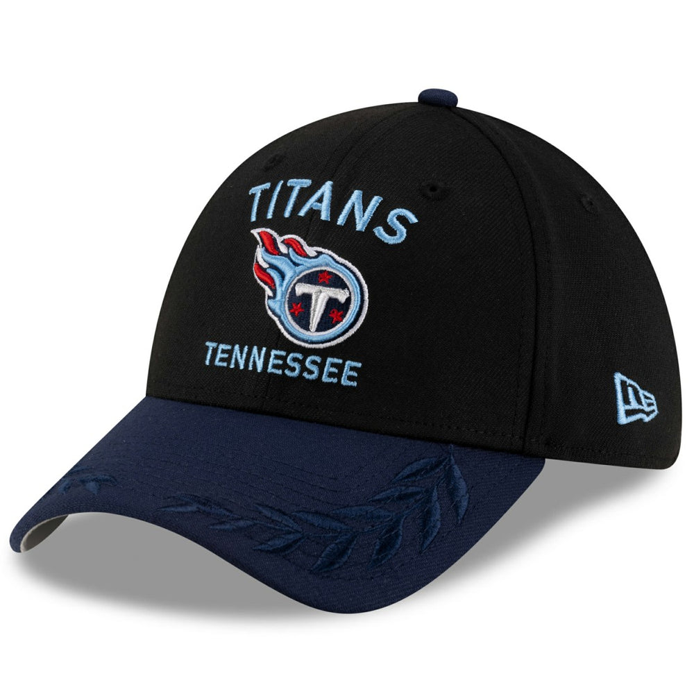 Tennessee Titans New Era 2025 NFL Draft 39THIRTY Flex Hat - Black/Navy outlet
