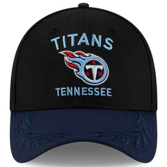 Tennessee Titans New Era 2025 NFL Draft 39THIRTY Flex Hat - Black/Navy outlet