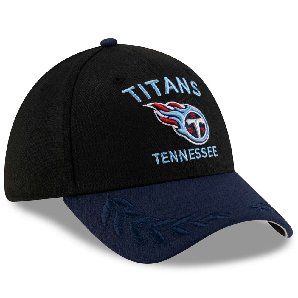 Tennessee Titans New Era 2025 NFL Draft 39THIRTY Flex Hat - Black/Navy outlet
