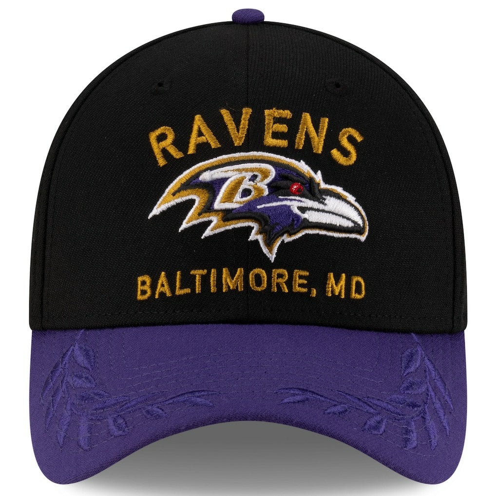 Baltimore Ravens New Era 2025 NFL Draft 39THIRTY Flex Hat - Black/Purple outlet