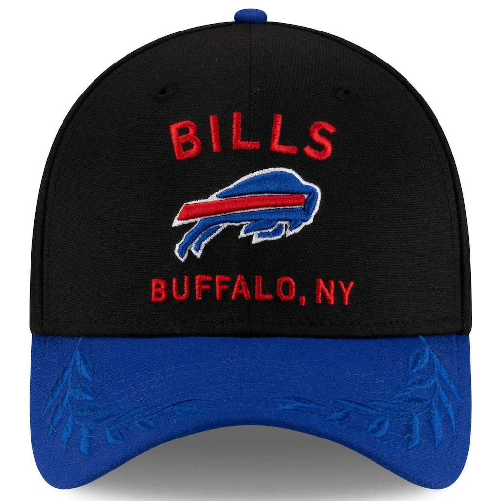 Buffalo Bills New Era 2025 NFL Draft 39THIRTY Flex Hat - Black/Royal on sale