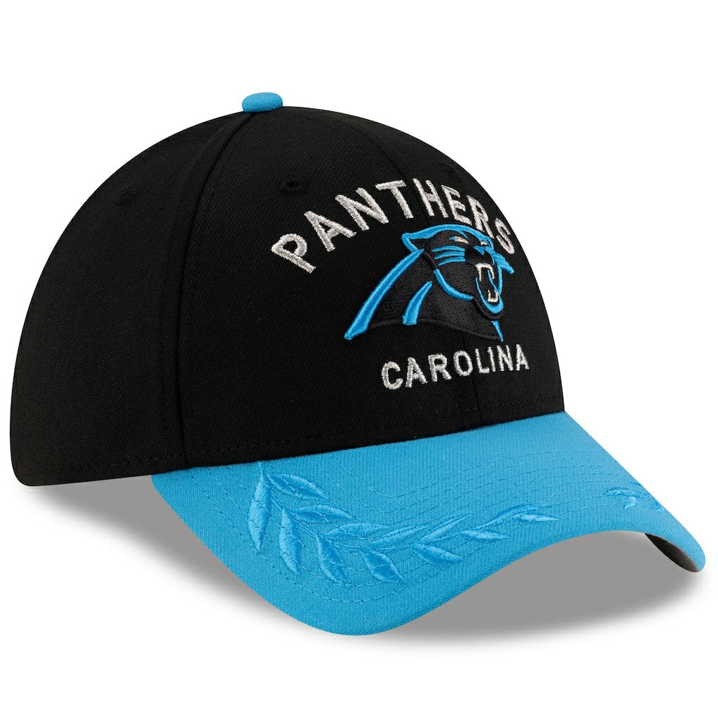 Carolina Panthers New Era 2025 NFL Draft 39THIRTY Flex Hat - Black/Blue discount