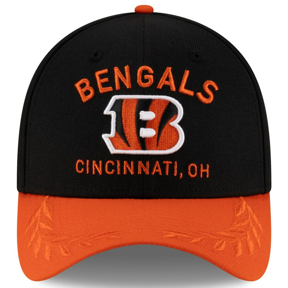 Cincinnati Bengals New Era 2025 NFL Draft 39THIRTY Flex Hat - Black/Orange sale