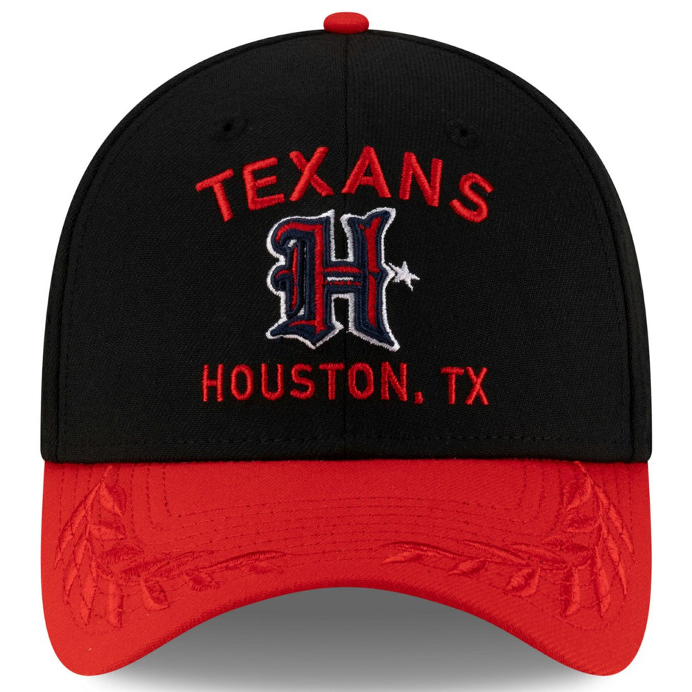 Houston Texans New Era 2025 NFL Draft 39THIRTY Flex Hat - Black/Red on sale
