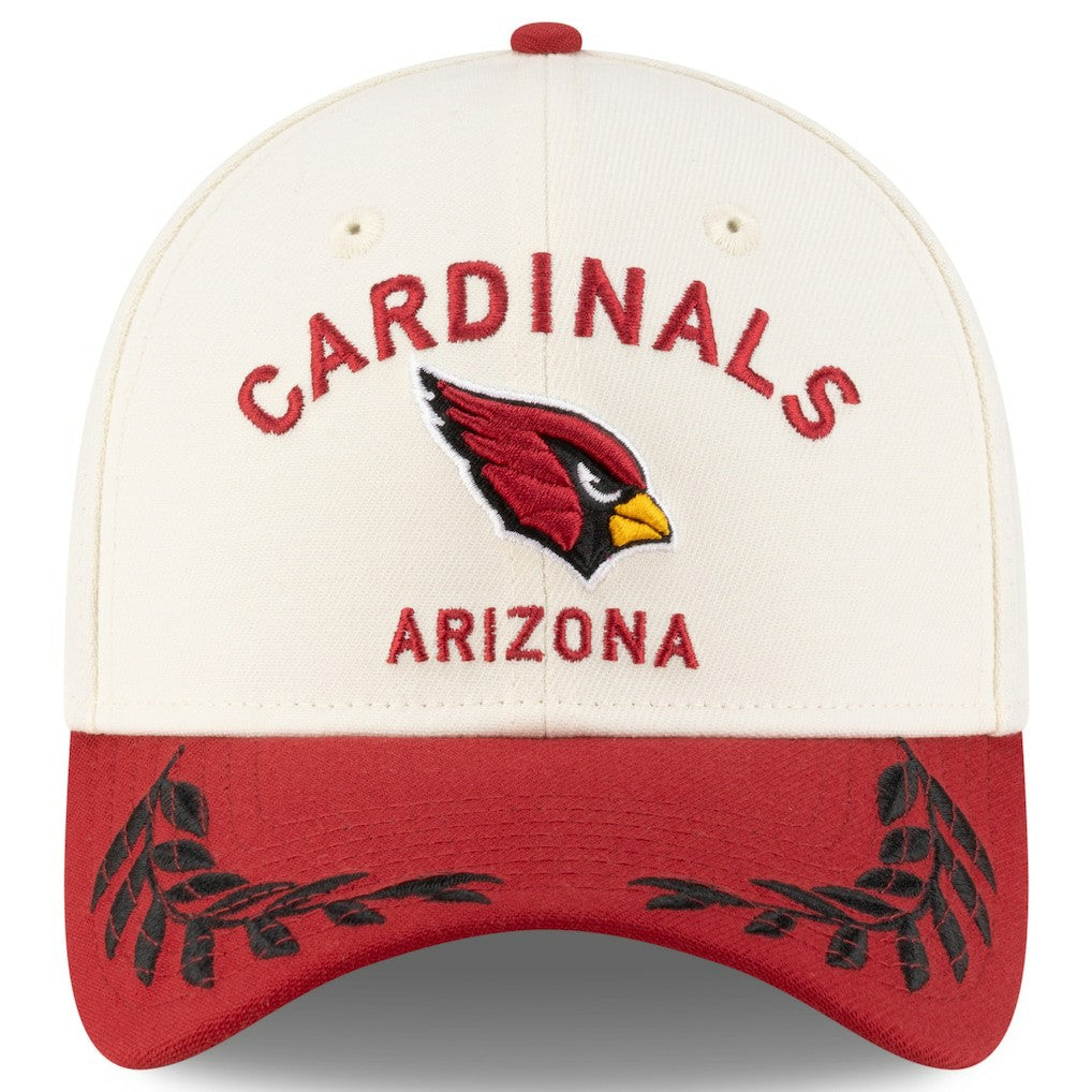 Arizona Cardinals New Era 2025 NFL Draft 39THIRTY Flex Hat - Cream/Cardinal sale