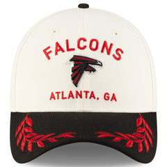 Atlanta Falcons New Era 2025 NFL Draft 39THIRTY Flex Hat - Cream/Black sale