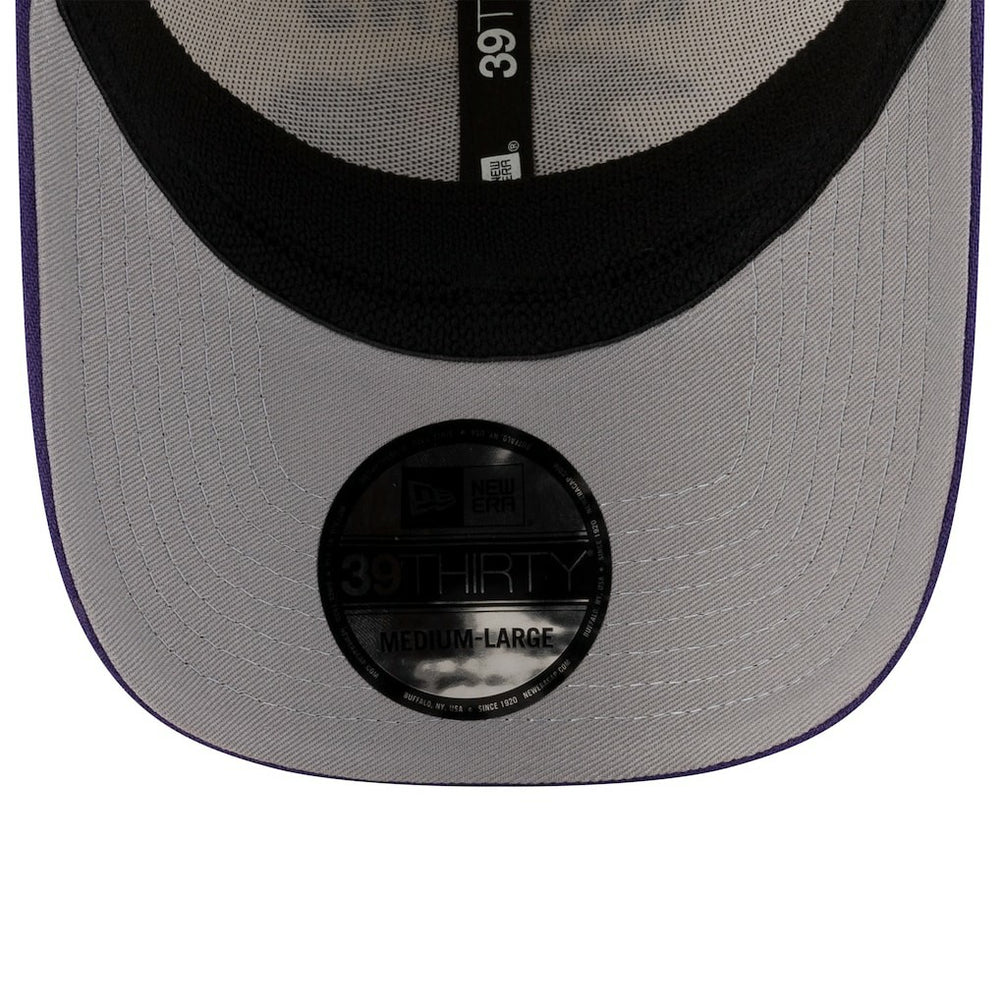 Baltimore Ravens New Era 2025 NFL Draft 39THIRTY Flex Hat - Cream/Purple discount