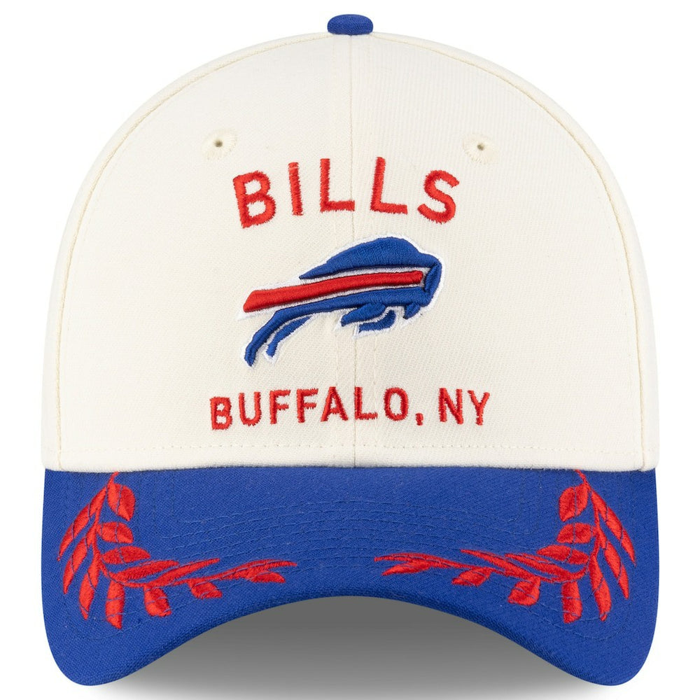 Buffalo Bills New Era 2025 NFL Draft 39THIRTY Flex Hat - Cream/Royal for sale