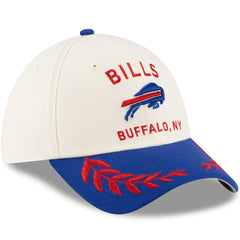Buffalo Bills New Era 2025 NFL Draft 39THIRTY Flex Hat - Cream/Royal for sale