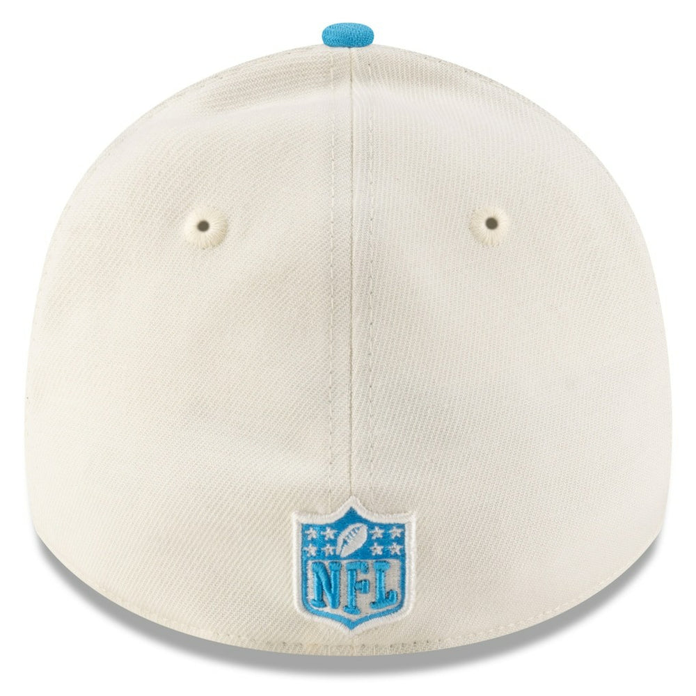 Carolina Panthers New Era 2025 NFL Draft 39THIRTY Flex Hat - Cream/Blue for sale