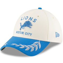 Detroit Lions New Era 2025 NFL Draft 39THIRTY Flex Hat - Cream/Blue online